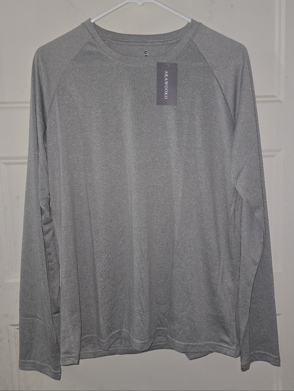 Akawooko Men's Dry Fit Athletic Long Sleeve Tee SMALL NWT - Picture 7 of 7